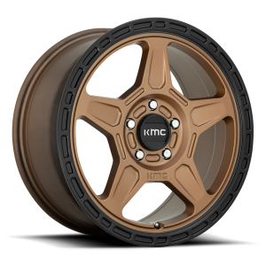 KMC - KMC KM721 ALPINE 16X7.5 5X110 Matte Bronze With Black Lip|KM72167542630 - Image 2