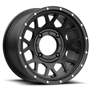 KMC Powersports - KMC Powersports KS135 GRENADE 14X7 4X137 Satin Black|KS13547048738 - Image 2