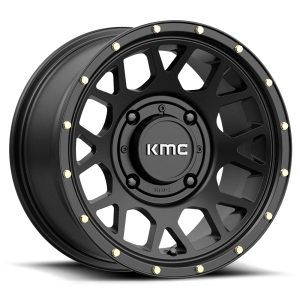 KMC Powersports - KMC Powersports KS135 GRENADE 14X7 4X137 Satin Black|KS13547048738 - Image 3