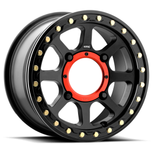 KMC Powersports - KMC Powersports KS234 ADDICT 2 BEADLOCK 14X7 4X137 Satin Black|KS23447048738 - Image 2