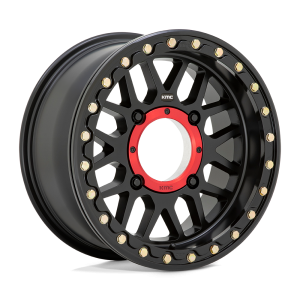 KMC Powersports - KMC Powersports KS235 GRENADE BEADLOCK 14X7 4X110 Satin Black|KS23547040710 - Image 2