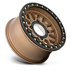 KMC Powersports - KMC Powersports KS235 GRENADE BEADLOCK 15X6 4X156 Satin Bronze|KS23556044638 - Image 3