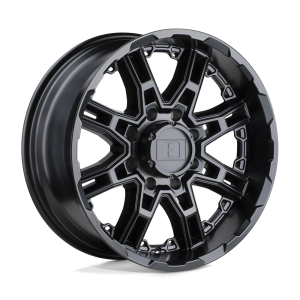 Level 8 - Level 8 SLINGSHOT 16X8.5 5X4.5 Matte Black|1685LST-05114M76 - Image 2