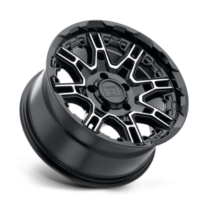 Level 8 - Level 8 SLINGSHOT 18X9 5X5.5 Gloss Black W/ Machined Face|1890LST105140B78 - Image 3