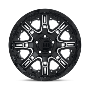 Level 8 - Level 8 SLINGSHOT 20X10 6X135 Gloss Black W/ Machined Face|2010LST006135B87 - Image 4