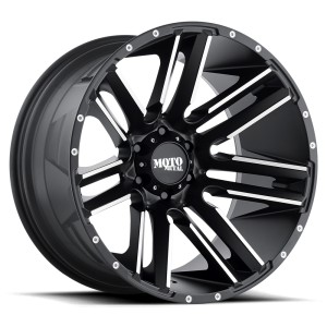 Moto Metal - Moto Metal MO978 RAZOR 20X12 6X5.5 Satin Black Machined|MO97821268544N - Image 2
