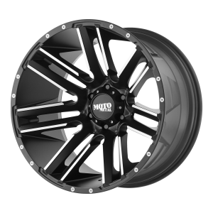 Moto Metal MO978 RAZOR 20X12 8X6.5 Satin Black Machined|MO97821280544N