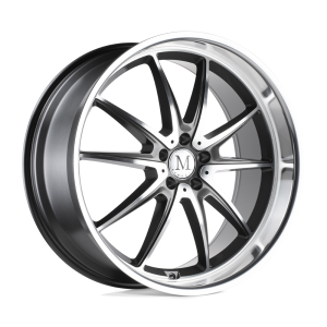 Mandrus - Mandrus ARGENT 18X8.5 5X112 Gloss Gunmetal W/ Mirror Cut Face|1885AGT225112G66 - Image 2
