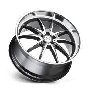 Mandrus - Mandrus ARGENT 18X8.5 5X112 Gloss Gunmetal W/ Mirror Cut Face|1885AGT325112G66 - Image 3