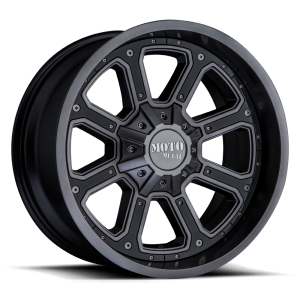 Moto Metal - Moto Metal MO984 SHIFT 20X10 8X170 Matte Gray Gloss Black Inserts|MO98421087424N - Image 2
