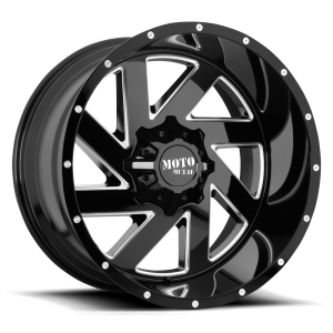 Moto Metal - Moto Metal MO988 MELEE 20X9 8X6.5 Gloss Black Milled|MO98829080300 - Image 2