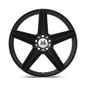 Mandrus - Mandrus ESTRELLA 18X9.5 5X112 Matte Black W/ Machined Lip|1895MAE505112M66 - Image 4