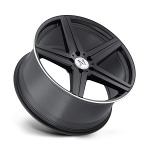 Mandrus - Mandrus ESTRELLA 20X9 5X112 Matte Black W/ Machined Lip|2090MAE405112M66 - Image 3