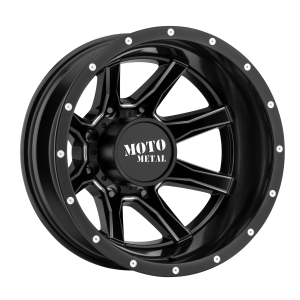 Moto Metal - Moto Metal MO995 17X6.5 8X200 Satin Black Milled - Rear|MO995765827140N - Image 2