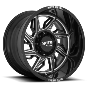 Moto Metal - Moto Metal MO997 HURRICANE 20X10 8X170 Gloss Black Milled - Right Directional|MO99721087318NR - Image 2