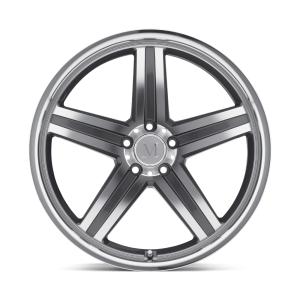 Mandrus - Mandrus MANNHEIM 19X9.5 5X112 Gunmetal W/ Mirror Cut Face & Lip|1995MAH255112B66 - Image 4