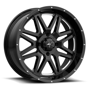 MSA Offroad Wheels - MSA Offroad Wheels M26 VIBE 16X7 4X156 Milled Gloss Black|M26-06756M - Image 2
