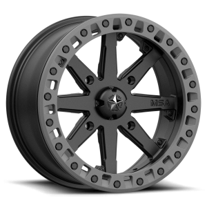 MSA Offroad Wheels - MSA Offroad Wheels M31 LOK2 BEADLOCK 15X7 4X110 Satin Black Matte Gray Ring|M31-05710 - Image 2