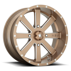 MSA Offroad Wheels - MSA Offroad Wheels M34 FLASH 24X7 4X137 Bronze Milled|M34-024737B - Image 2