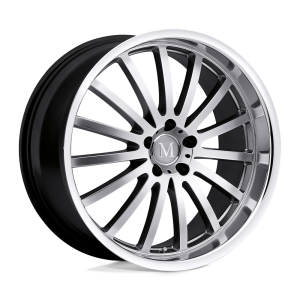 Mandrus - Mandrus MILLENIUM 20X9 5X112 Hyper Silver W/ Mirror Cut Lip|2090MAM425112S66 - Image 2