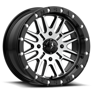 MSA Offroad Wheels - MSA Offroad Wheels M37 BRUTE BEADLOCK 15X7 4X156 Gloss Black Machined|M37-05756 - Image 2