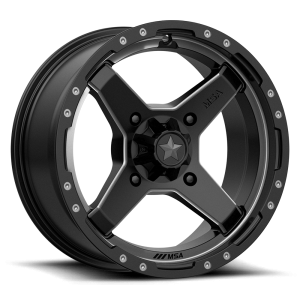 MSA Offroad Wheels - MSA Offroad Wheels M39 CROSS 15X7 4X156 Satin Black Titanium Tint|M39-05756 - Image 2