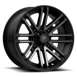 MSA Offroad Wheels - MSA Offroad Wheels M40 ROGUE 14X7 4X137 Satin Black Titanium Tint|M40-04737 - Image 2