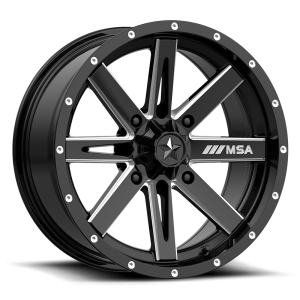 MSA Offroad Wheels - MSA Offroad Wheels M41 BOXER 18X7 4X137 Gloss Black Milled|M41-018737 - Image 2