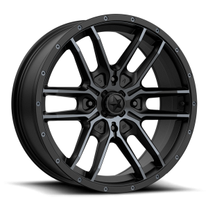 MSA Offroad Wheels - MSA Offroad Wheels M43 FANG 15X7 4X156 Satin Black With Titanium Tint|M43-385756 - Image 2