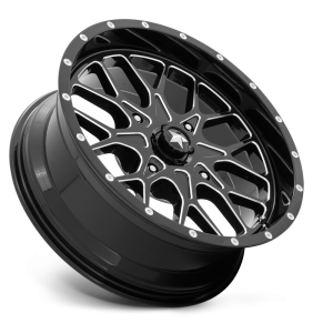 MSA Offroad Wheels - MSA Offroad Wheels M45 PORTAL 20X7 4X110 Gloss Black Milled|M45-020710M - Image 3