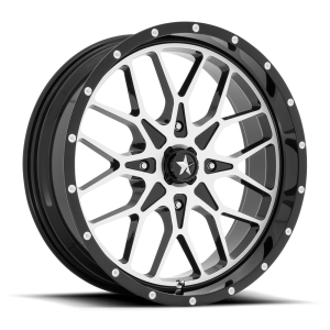 MSA Offroad Wheels - MSA Offroad Wheels M45 PORTAL 20X7 4X137 Gloss Black Machined|M45-020737 - Image 2