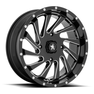 MSA Offroad Wheels - MSA Offroad Wheels M46 BLADE 18X7 4X137 Gloss Black Milled|M46-018737M - Image 2