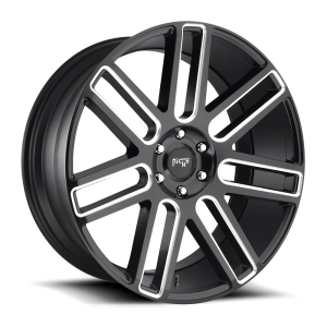 Niche 1PC - Niche 1PC M096 ELAN 24X10 5X5.5 Matte Black Milled|M096240085+25 - Image 2