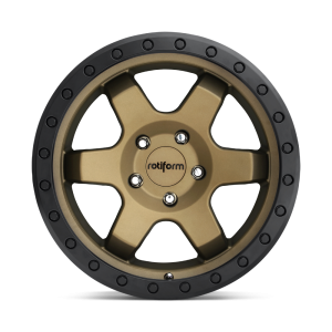 Rotiform 1PC - Rotiform 1PC R150 SIX-OR 17X9 6X5.5 Matte Bronze Black Bead Ring|R150179084+01 - Image 4