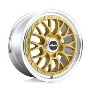 Rotiform 1PC - Rotiform 1PC R156 LSR 18X8.5 5X112 Matte Gold Machined|R156188543+35 - Image 2