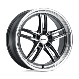 TSW - TSW SUZUKA 18X9.5 5X4.5 Gloss Gunmetal W/ Mirror Cut Face & Lip|1895SUZ405114G76 - Image 2