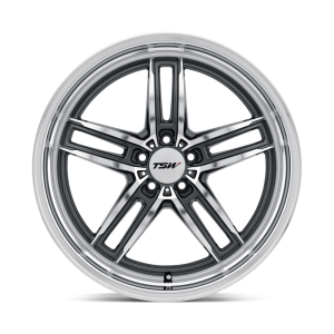 TSW - TSW SUZUKA 18X9.5 5X4.5 Gloss Gunmetal W/ Mirror Cut Face & Lip|1895SUZ405114G76 - Image 4