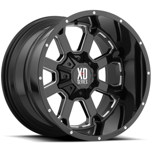 XD - XD XD825 BUCK 25 20X9 BLANK Gloss Black Milled|XD82529000318 - Image 2