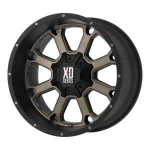 XD XD825 BUCK 25 20X9 BLANK Matte Black Dark Tint|XD82529000730