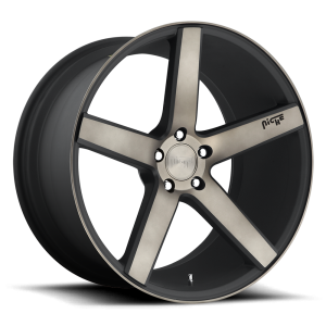 Niche 1PC - Niche 1PC M134 MILAN 20X8.5 5X4.5 Matte Black Machined With Double Dark Tint|M134208565+35 - Image 2