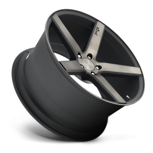 Niche 1PC - Niche 1PC M134 MILAN 22X10 5X120 Matte Black Machined With Double Dark Tint|M134220021+40 - Image 3