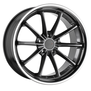 TSW SWEEP 19X8.5 5X120 Gloss Gunmetal W/ Stainless Lip|1985SWP355120G76