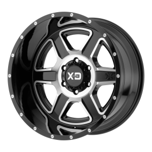 XD XD832 FUSION 20X9 6X135 Gloss Black Machined|XD83229063518