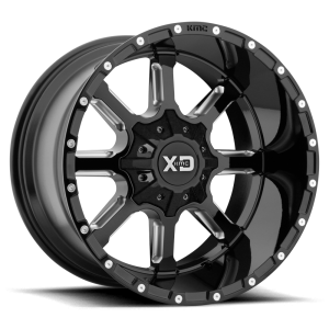 XD - XD XD838 MAMMOTH 20X9 6X4.5/5.5 Gloss Black Milled|XD83829070318 - Image 2