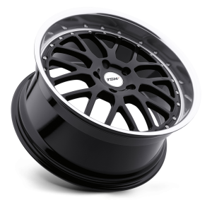 TSW - TSW VALENCIA 17X8 5X100 Gloss Black W/ Mirror Cut Lip|1780VAL325100B72 - Image 3