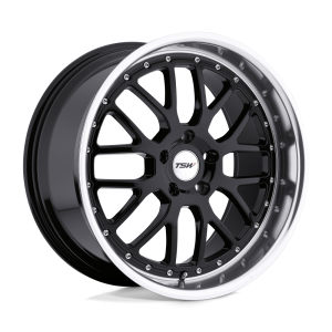 TSW - TSW VALENCIA 17X8 5X112 Gloss Black W/ Mirror Cut Lip|1780VAL325112B72 - Image 2