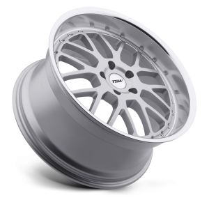 TSW - TSW VALENCIA 17X8 5X112 Silver W/ Mirror Cut Lip|1780VAL455112S72 - Image 3