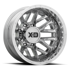 XD - XD XD843 GRENADE DUALLY 17X6.5 8X200 Chrome - Rear|XD843765822140N - Image 2