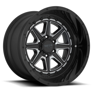 Moto Metal - Moto Metal MO801 PHANTOM 20X12 8X170 Gloss Black With Gray Tint|MO80121287444N - Image 2