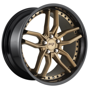 Niche 1PC M195 METHOS 20X9 5X112 Matte Bronze Black Bead Ring|M1952090F8+38